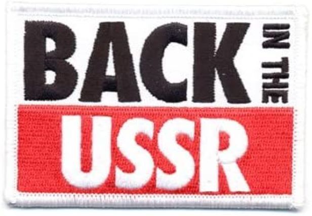 The Beatles - Back in the USSR Embroidered Iron On Patch