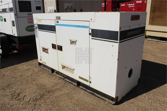 Whisperwatt MQ Power Diesel Generator DCA-70SSIU2 56KW Skid Mounted