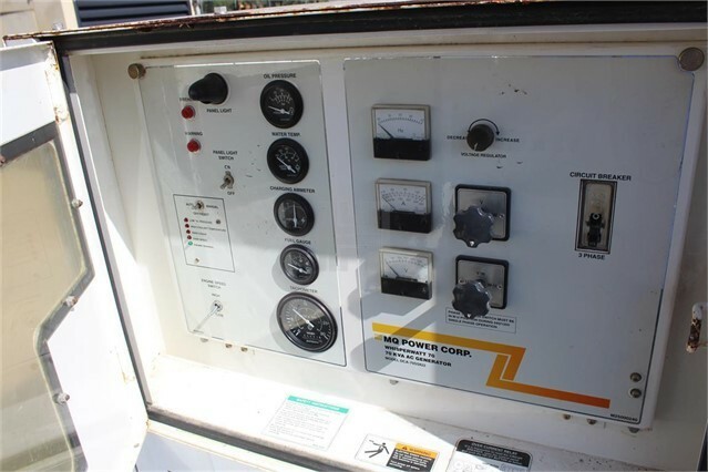 Whisperwatt MQ Power Diesel Generator DCA-70SSIU2 56KW Skid Mounted