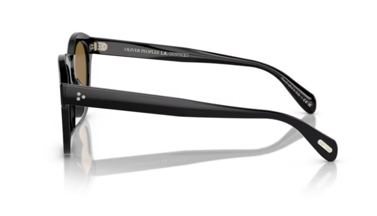 Pre-owned Oliver Peoples 0ov5382su Boudreau L.a 100573 Black/orange Unisex Sunglasses