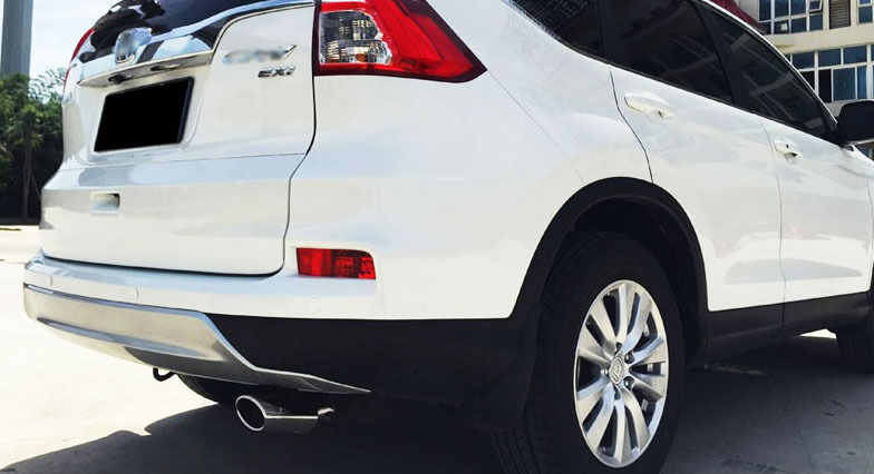 2P Exhaust Muffler Tail Pipe Tip Tailpipe Trim for Honda CR-V CRV 2017