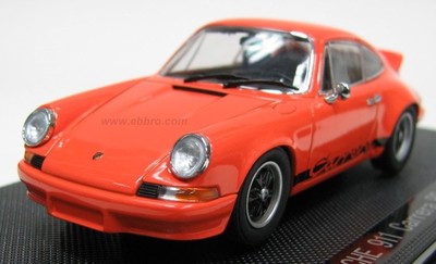 RARE EBBRO 43885 Porsche 911 Carrera RS 1973 Orange 1/43
