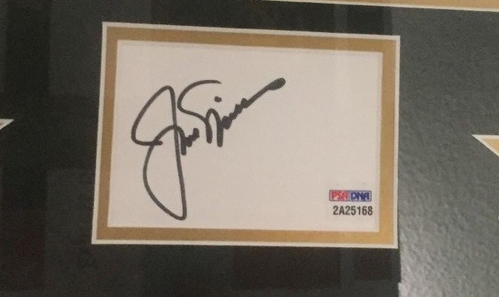 PSA/DNA JACK NICKLAUS Signed Autograph Photo Matted and FRAMED 18 1/2