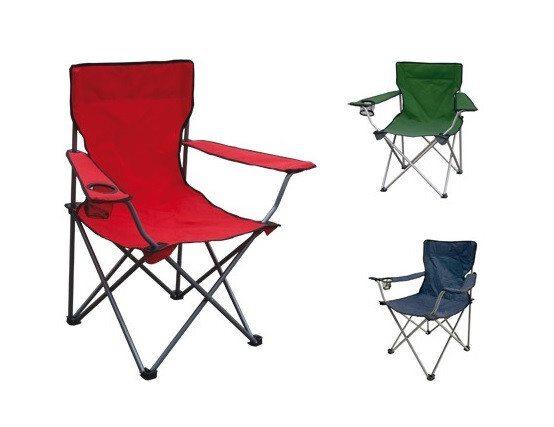 SEDIA DA CAMPEGGIO PESCA PORTATILE PIEGHEVOLE CON PORTA BICCHIERE CAMPING