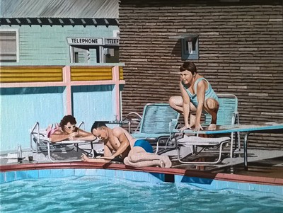 THOMAS KOBUSCH - The friends - 2017, Öl auf Leinwand Kunst Art Malerei Realismus