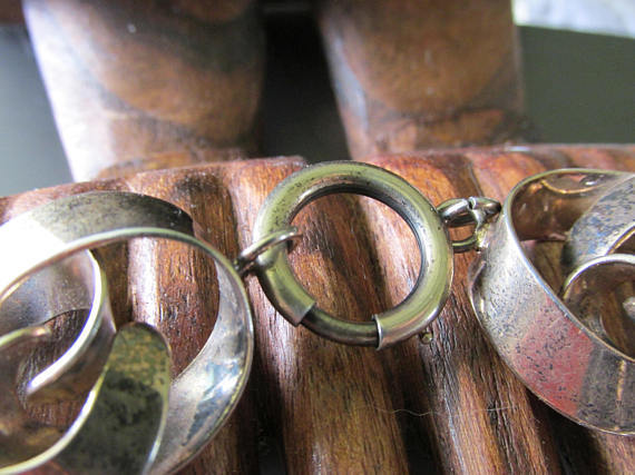 Vermeil NAPIER Ringlet BRACELET Marked Sterling 8 1/2