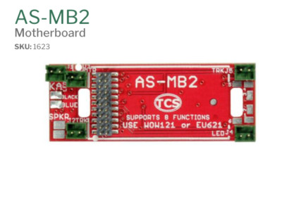 Train Control Systems TCS 1623 AS-MB2 Motherboard (Atlas & Kato) KA4 Keep Alive 