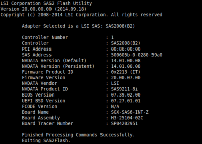 Genuine LSI 6Gbps SAS HBA LSI 9211-8i (=9201-8i) P20 IT Mode ZFS FreeNAS unRAID
