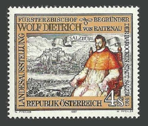 Austria Personajes históricos stamps