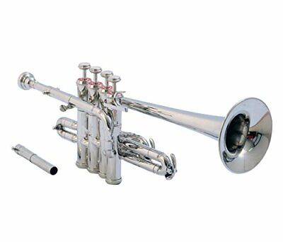 CYBER MONDAY NICKEL Bb/A PICCOLO TRUMPET+FREE CASE+M/P. BRS FAST SHIP,