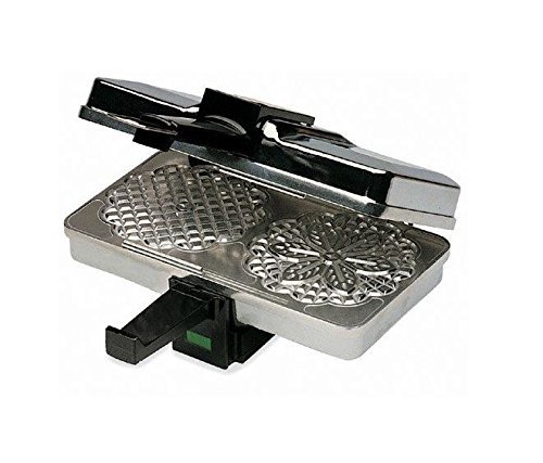 CucinaPro Polished Kitchen Pizzelle or Cannolo Baker Italian Waffle Cookie Maker