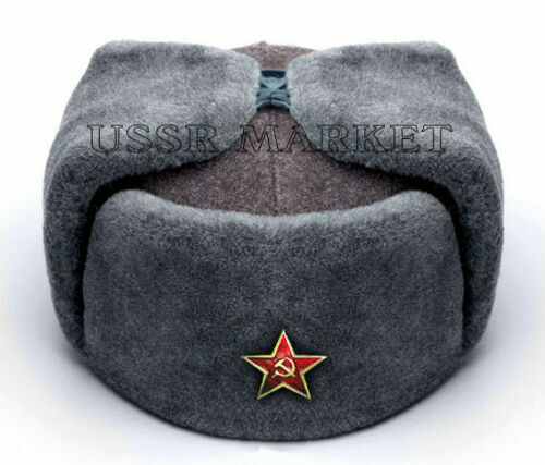 ALL SIZES! AUTHENTIC RUSSIAN SOVIET GREY MILITARY WINTER