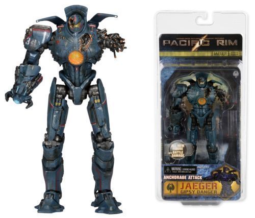 7' PACIFIC RIM JAEGER GIPSY DANGER ANCHORAGE ATTACK ACTION