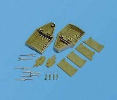 AIRES HOBBY 1/32 F4U1A WHEEL BAYS FOR TSM 2024