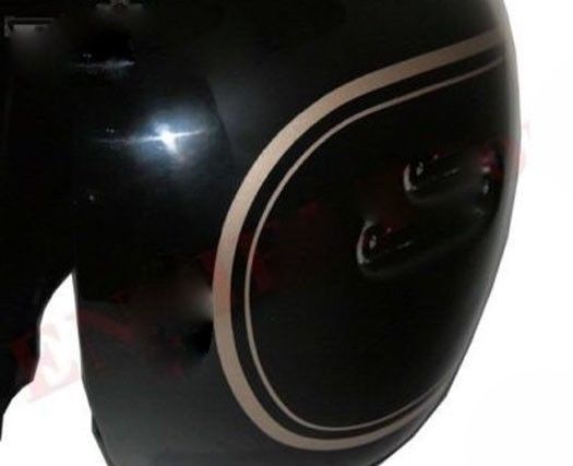 Black Painted Golden Stripe Gas Fuel Tank Ariel Square Four 4 Red Hunter  