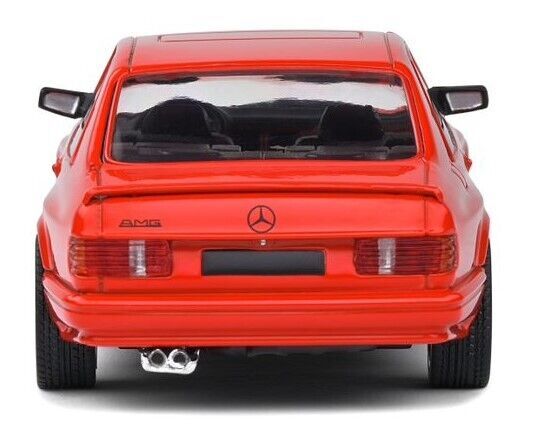 C126 560SEC AMGミニカー Mercedes Benz S-Class 560SEC AMG C126 Wide Body 1990 Silver