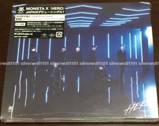 New Monsta X HERO Japanese ver. First Limited Edition A CD+