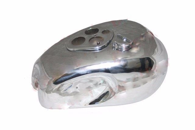 Fits For T90 Triumph 5T Speed Twin Alloy Aluminium Petrol Fuel Tank With Cap  
