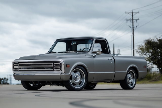 Owner 1970 Chevrolet C 10 Custom Restomod 3255 Miles Satin Gray Truck  Automatic