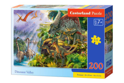 Puzzle 200 elementów. Dinosaur Valley