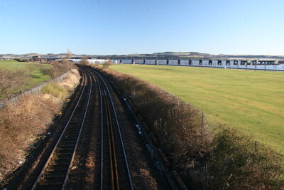 Photo 6x4 A glimpse of bridges (2) Ninewells/NO3629 Almost identical to  c2009