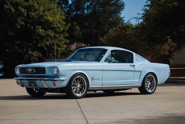 Owner 1966 Ford Mustang Coyote Restomod World Class Build 1115 Miles Blue Haze 5.0  Au