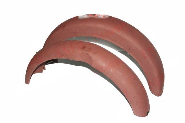 Handmade BSA C12 Front Rear Mudguard Set Bare Metal Raw Ready to Paint 