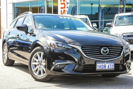 2015 Mazda 6 GJ1032 Touring SKYACTIV-Drive Black 6 Speed Sports Automatic Wagon Osborne Park Stirling Area Preview