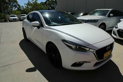 2018 Mazda 3 BN5438 SP25 SKYACTIV-Drive GT White 6 Speed Sports Automatic Hatchback Castle Hill The Hills District Preview