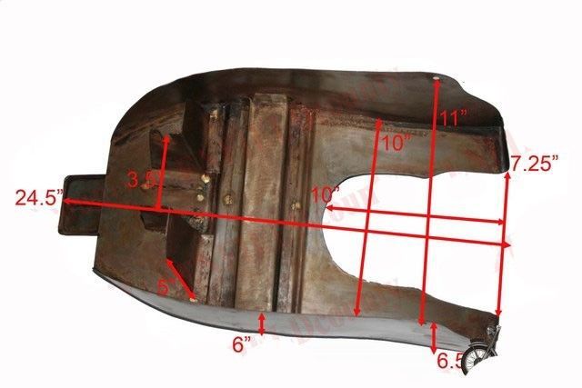 New AJS Matchless Seat Frame Base Plate Bare Metal  