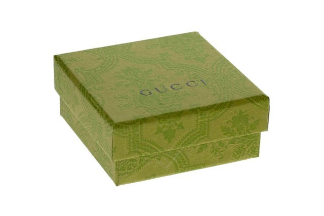 GUCCI GUCCI INTERLOCKING STERLING SILVER TIE BAR YBF49906100100U