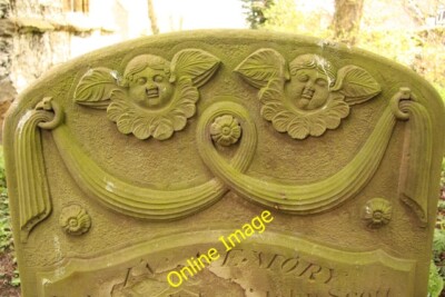 Photo 6x4 Covenham cherubs Covenham St Bartholomew Detail from a much-cor c2013