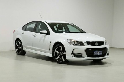 2017 Holden Commodore VF II MY17 SV6 White 6 Speed Automatic Sedan Bentley Canning Area Preview