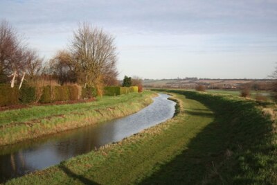 Photo 6x4 Lowfields walk NORTH HYKEHAM Footpath along the drain at North  c2008
