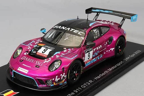 1/43 スパーク SB262 日産 GT-R GT3 SPA 24H 2019 Spark SB262 1/43 Nissan GT-R NISMO GT3 2019 Spa 24H #18 A
