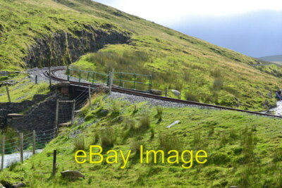 Photo 6x4 Snowdon Mountain Railway passing over Llanberis Path  c2016