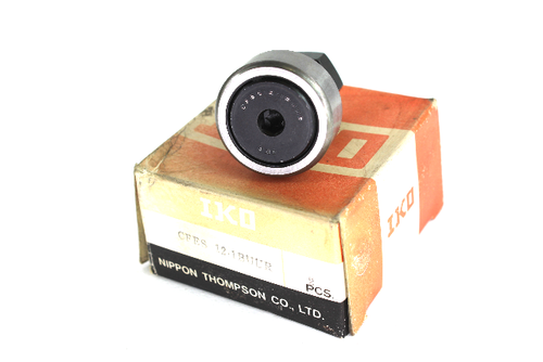 IKO CFES12-1BUUR Cam Follower, 32mm Roller Dia., 14mm Roller Wid., 12mm Stud Dia