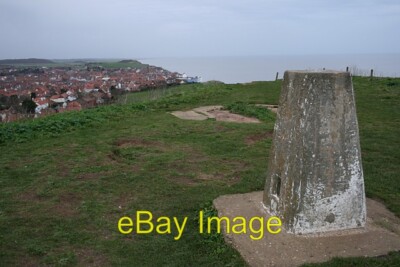 Photo 6x4 Trig point, Beeston Hill Sheringham Sheringham in the distance. c2006