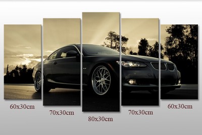 Dekoration Bild Auf Leinwand Retro Oldtimer Auto Bmw E9 Coupe Automobil Klassiker Wandbild Mobel Wohnen Autotest Md