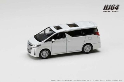 HJ645012BW Hobby Japan 1:64 Toyota Alphard Hybrid (H30W)  White Pearl