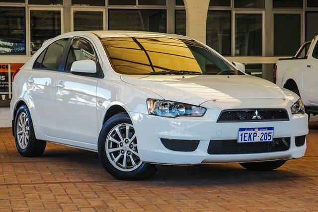 2011 Mitsubishi Lancer CJ MY11 SX Sportback White 6 Speed Constant