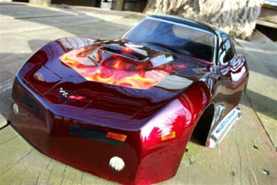 Chevrolet Corvette Stingray body Kamtec HPI Tamiya 1:10 ABS