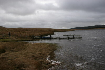 Photo 6x4 Llyn Penrhaeadr - cold, wet and windy.  c2008