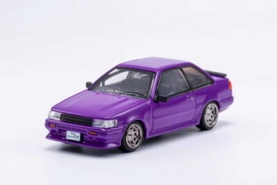 DCT DieCastTeam Toyota AE86 LHD 1:64 Purple Diecast Model Car LL-009-27