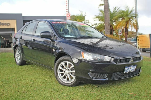 2011 Mitsubishi Lancer CJ MY11 SX Sportback Black 5 Speed Manual