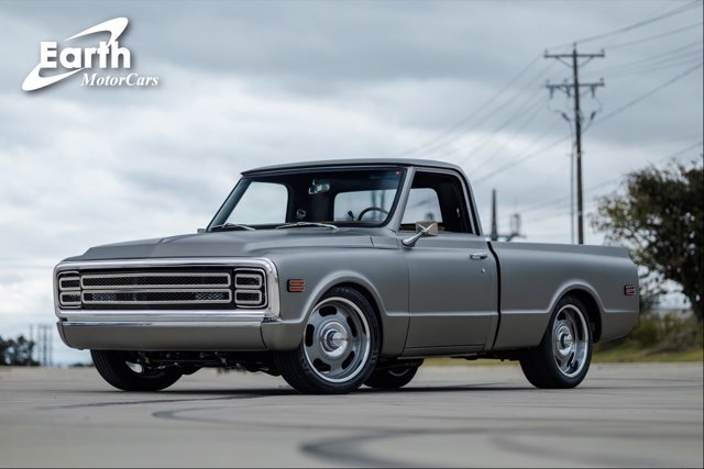 1970 Chevrolet C 10 Custom Restomod 3255 Miles Satin Gray Truck  Automatic