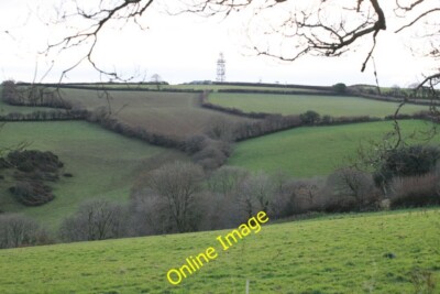 Photo 6x4 BT mast Bury Down across the fields Connon A view from the Deer c2012