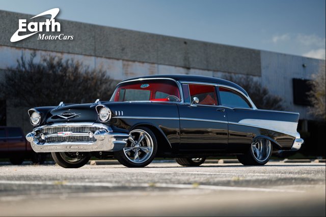 1957 Chevrolet Bel Air SUPERCHARGED LT4 Restomod 789 Miles Black 2D Coupe  Autom