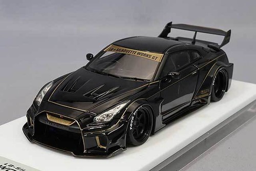 Make Up LB012G 1/43 LB-Silhouette WORKS GT 35GT-RR Black