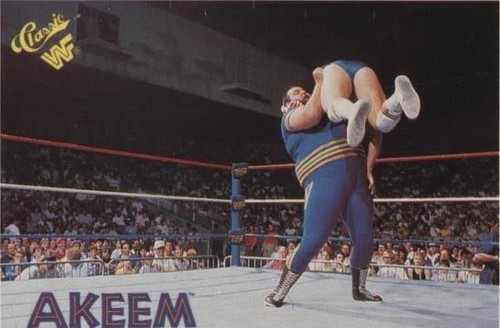 1990 Classic WWF - Akeem #78